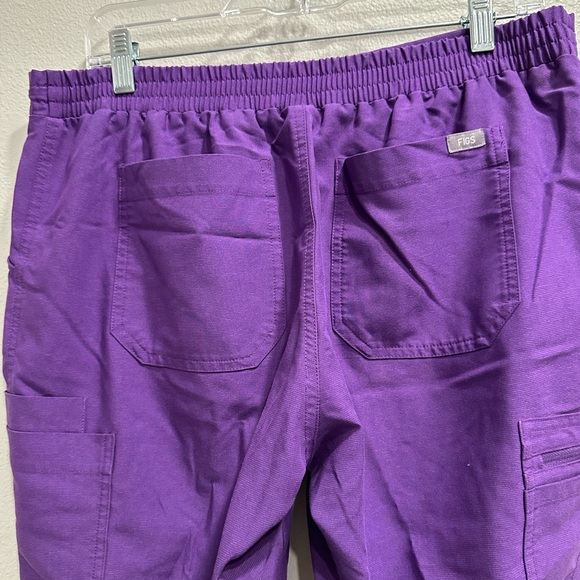 Figs Purple Scrubs,medium,drawstring,medical,dental,uniform - Picture 7 of 8